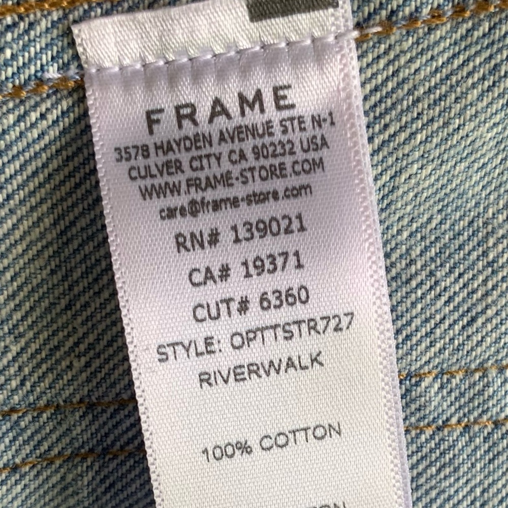 Frame Denim True Straight Jeans 26 - Picture 6 of 7